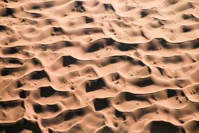 Le caratteristiche dune del deserto del Namib viste dall’alto (foto di Andrea Mazzella)